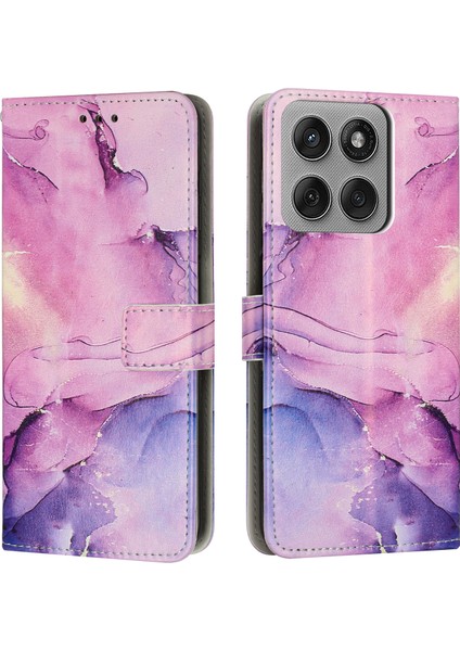 Motorola Edge 60 Pro 5g Stand Kılıf Pu Deri Cüzdan Telefon Kılıfı (Yurt Dışından)