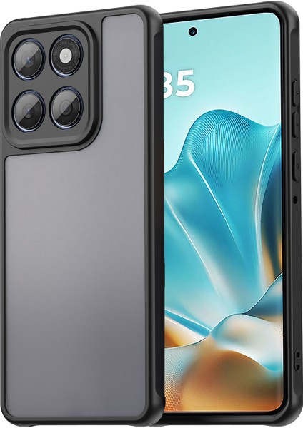 Motorola Edge 60 5g Düşmeye Dayanıklı Hava Yastıkları Buzlu Şeffaf Pc + Tpu Telefon Arka Kılıfı (Yurt Dışından)