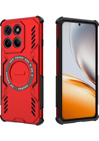 Motorola Edge 60 Pro 5g Manyetik Kılıf Pc + Tpu Telefon Kılıfı (Yurt Dışından)