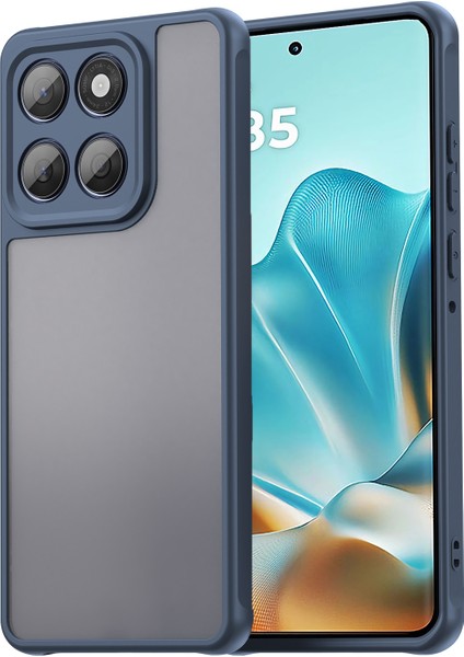 Motorola Edge 60 5g Düşmeye Dayanıklı Hava Yastıkları Buzlu Şeffaf Pc + Tpu Telefon Arka Kılıfı (Yurt Dışından)