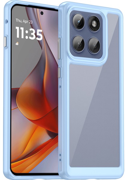 Motorola Edge 60 Pro 5g Tpu + Akrilik Koruyucu Şeffaf Telefon Kılıfı (Yurt Dışından)