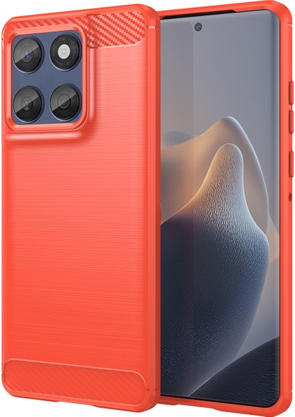 Motorola Edge 60 5g Koruyucu Telefon Kılıfı Karbon Fiber Doku Fırçalanmış (Yurt Dışından)