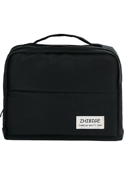 Ekstra Büyük Kapasiteli Kalem Kutusu Kırtasiye Kutusu Çok Fonksiyonlu Saklama Çantası (Yurt Dışından)