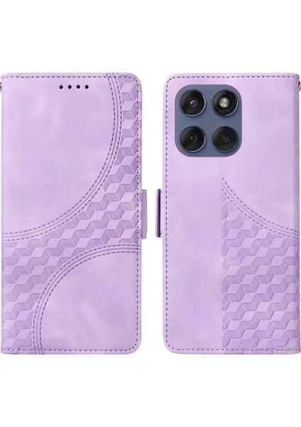 Motorola Edge 60 5g / 60 Pro 5g / Edge (2025) 5g Deri Cüzdan Telefon Kılıfı Standı ve Kayışı (Yurt Dışından)