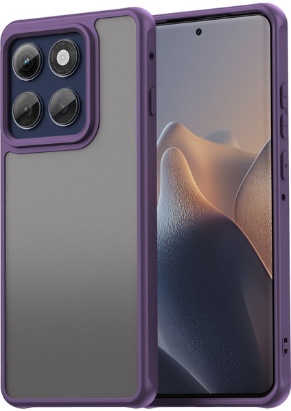 Motorola Edge 60S Pro / Edge 60 Pro 5g Düşmeye Dayanıklı Hava Yastıkları Buzlu Şeffaf Pc + Tpu Telefon Arka Kılıfı (Yurt Dışından)