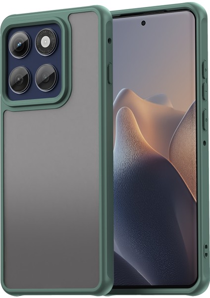 Motorola Edge 60S Pro / Edge 60 Pro 5g Düşmeye Dayanıklı Hava Yastıkları Buzlu Şeffaf Pc + Tpu Telefon Arka Kılıfı (Yurt Dışından)