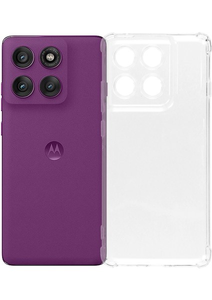 Motorola Edge 60 Pro 5g Telefon Kılıfı Güçlendirilmiş Dört Köşeli Düşmeye Karşı Dayanıklı Şeffaf Tpu Kapak (Yurt Dışından)