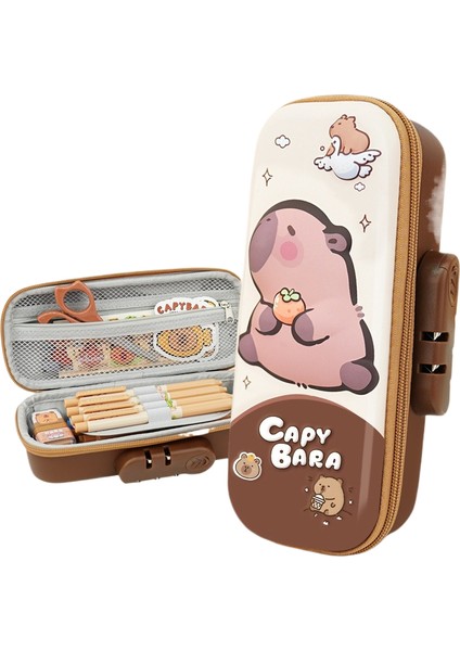 Büyük Kapasiteli Kalem Kutusukod Kilitli Kırtasiye Çantası (Yurt Dışından)