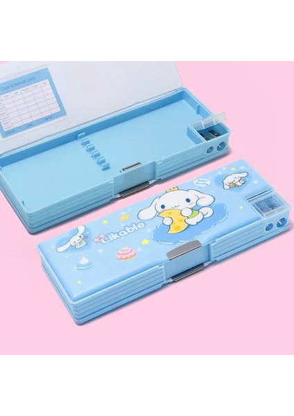Ilkokul Öğrencileri Için Çift Taraflı Manyetik Kapaklı Kalem Kutusu (Yurt Dışından)