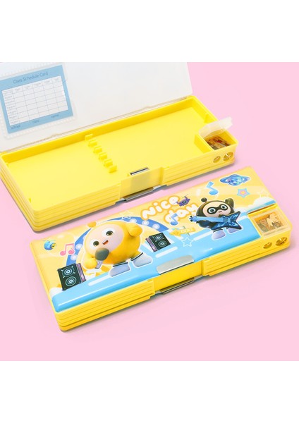 Ilkokul Öğrencileri Için Çift Taraflı Manyetik Kapaklı Kalem Kutusu (Yurt Dışından)