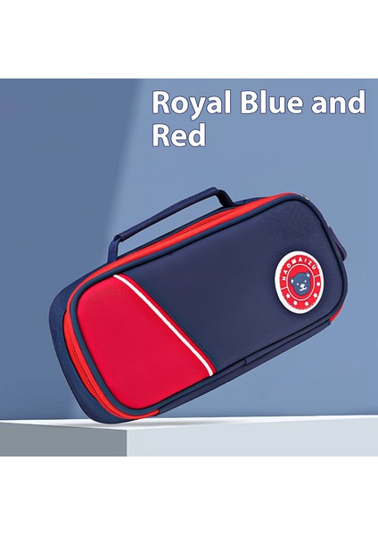 Büyük Kapasiteli Kalem Kutusu Kırtasiye Kutusu Ilkokul Öğrencileri Kalem Kutusu Taşınabilir Kalem Çantası (Yurt Dışından)