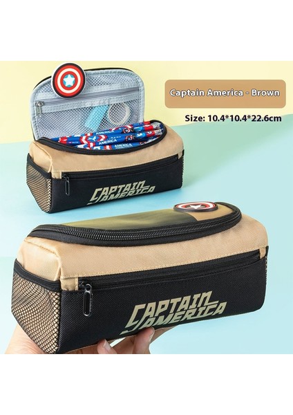 Çocuk Kalem Çantası Öğrenciler Büyük Kapasiteli Saklama Kalem Çantası Kırtasiye Çantası (Yurt Dışından)