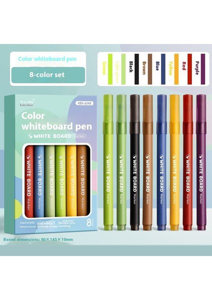 Renkli Beyaz Tahta Kalemleriyıkanabilir ve Kolay Silinebilirrenkli Kalemler (Yurt Dışından)