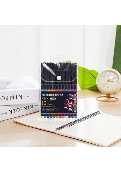 Suluboya Anahat Kalemi Çizim Seti 0.4mm Şırınga Nötr Kalem (Yurt Dışından)