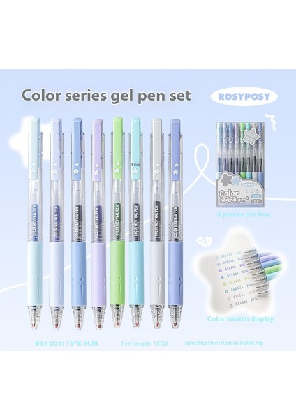 Nötr Kalem 8 Renk Öğrenci Çizim Renk Seti (Yurt Dışından)