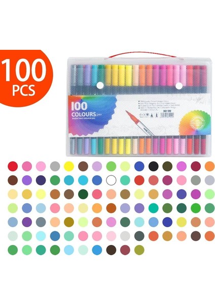 Suluboya Kalem Seti Işaretleyiciler Boyama Izleme Anahat Kalemleri (Yurt Dışından)