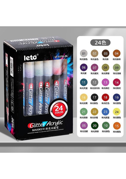 Fosforlu Kalem Sulu Boya Kalemi Lazer Inci Kalemi (Yurt Dışından)