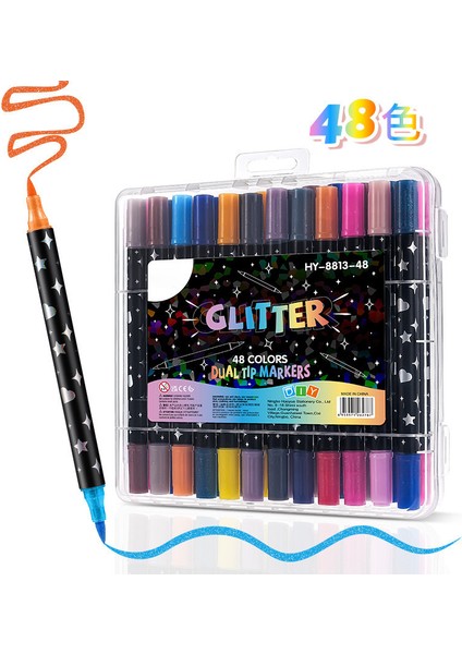 Markörler Boyama Simli Kalemler Suluboya Kalemleri Kırtasiye (Yurt Dışından)