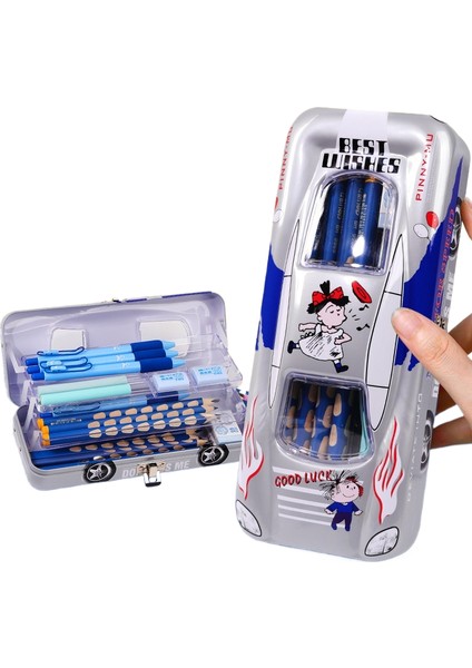 Ilkokul Çocukları Için Çok Fonksiyonlu Araba Modelleme Büyük Kapasiteli Kırtasiye Kutusu Çocuk Kalem Kutusu (Yurt Dışından)