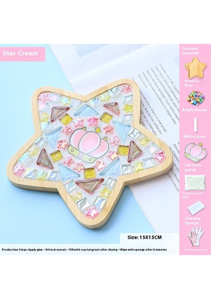 Çocuklar Dıy Yapım Malzemesi Kiti Dak Altlığı Sanat Eseri (Yurt Dışından)