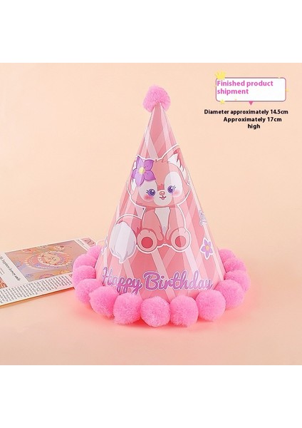 Doğum Günü Şapkası Tatil Partisi Dekorasyonu Sahne Ayarı (Yurt Dışından)