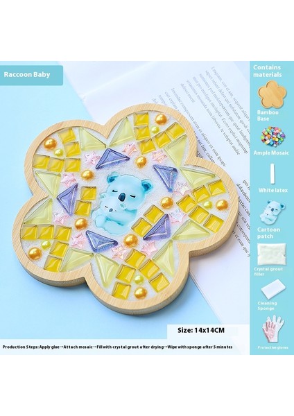 Çocuklar Dıy Yapım Malzemesi Kiti Dak Altlığı Sanat Eseri (Yurt Dışından)