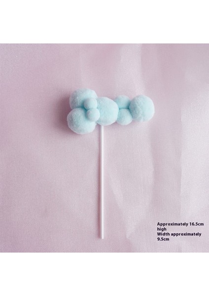 Bulutlar Eklenti Süs Doğum Günü Pastası Dekorasyonu Şenlikli Atmosfer (Yurt Dışından)