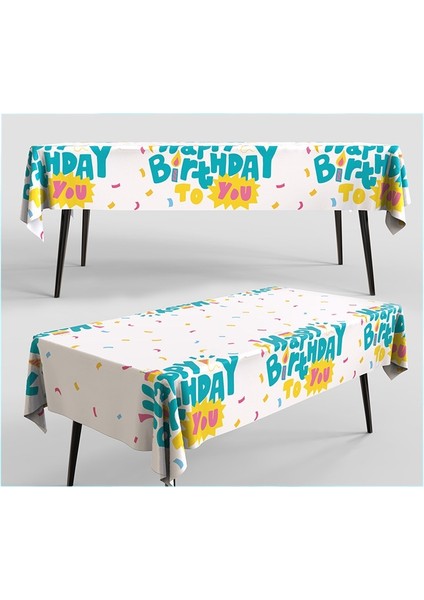 Çocuk Doğum Günü Sahne Düzenlemesi Süsleme Tek Kullanımlık Parti Parti Masa Örtüsü Masa Örtüleri (Yurt Dışından)