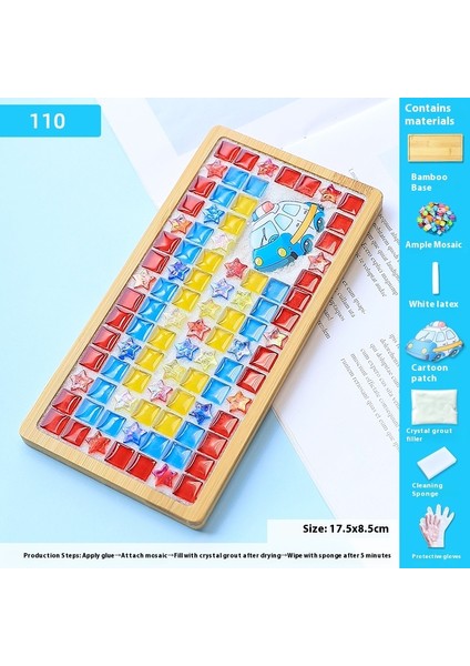 Çocuklar Dıy Yapım Malzemesi Kiti Dak Altlığı Sanat Eseri (Yurt Dışından)