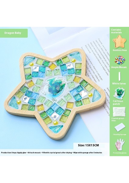 Çocuklar Dıy Yapım Malzemesi Kiti Dak Altlığı Sanat Eseri (Yurt Dışından)