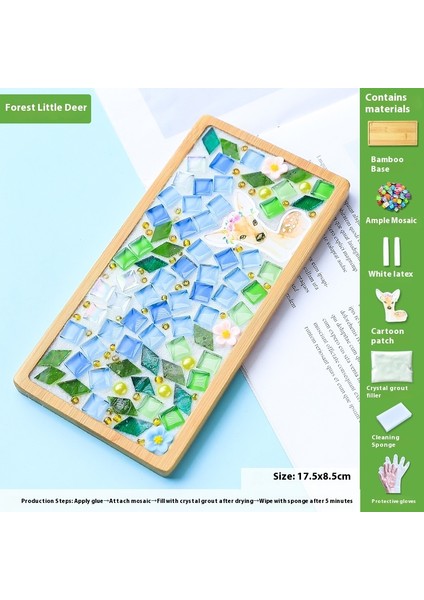 Çocuklar Dıy Yapım Malzemesi Kiti Dak Altlığı Sanat Eseri (Yurt Dışından)