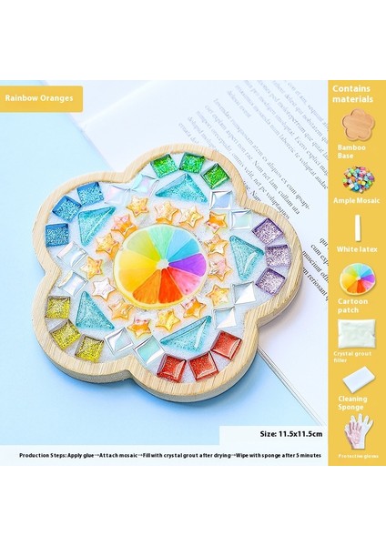 Çocuklar Dıy Yapım Malzemesi Kiti Dak Altlığı Sanat Eseri (Yurt Dışından)