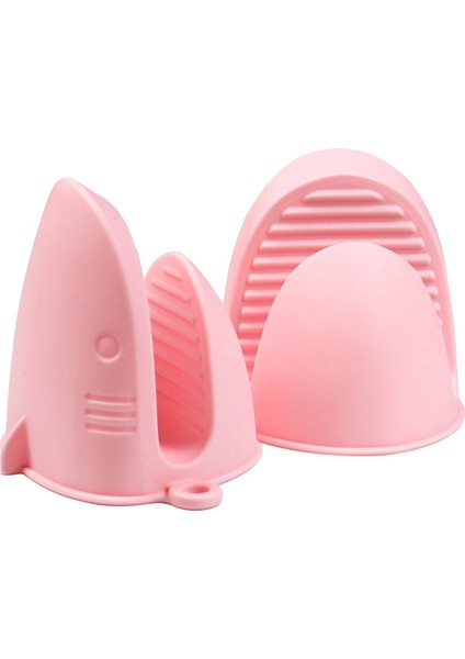 Silikon Yalıtımlı Fırın Mikrodalga Hava Fritöz Mutfak Haşlanma Önleyici Silikon El Klipsi (Yurt Dışından)