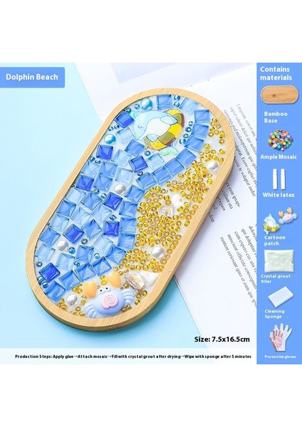 Çocuklar Dıy Yapım Malzemesi Kiti Dak Altlığı Sanat Eseri (Yurt Dışından)