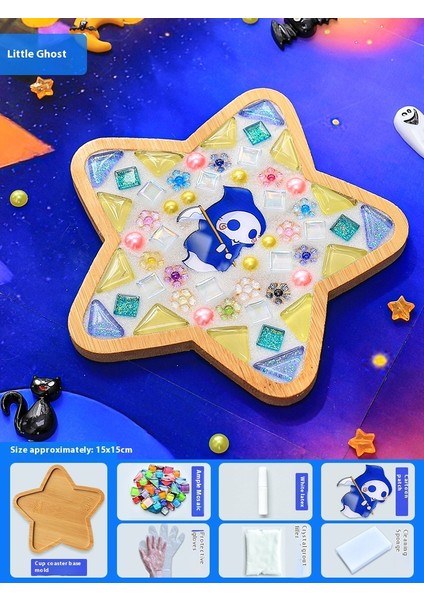 Çocuklar Dıy Yapım Malzemesi Kiti Dak Altlığı Sanat Eseri (Yurt Dışından)