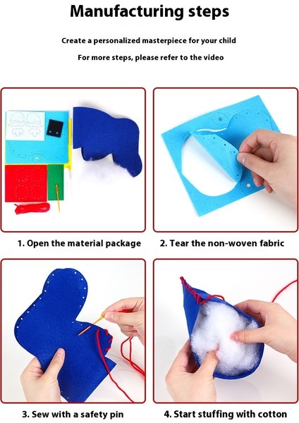 Çin Halk El Sanatları Dokunmamış Diy Kumaş Kaplan Malzeme Paketi (Yurt Dışından) fiyatları