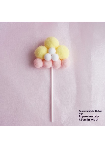 Bulutlar Eklenti Süs Doğum Günü Pastası Dekorasyonu Şenlikli Atmosfer (Yurt Dışından)