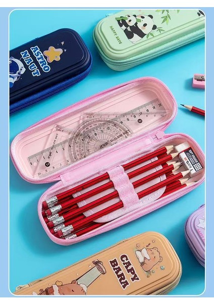 Karikatür Kalem Çantası Ilkokul Öğrencileri Büyük Kapasiteli Kırtasiye Çantası (Yurt Dışından) fiyatları