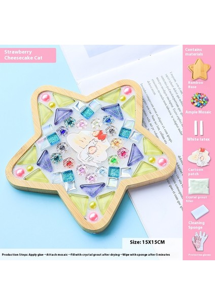 Çocuklar Dıy Yapım Malzemesi Kiti Dak Altlığı Sanat Eseri (Yurt Dışından)