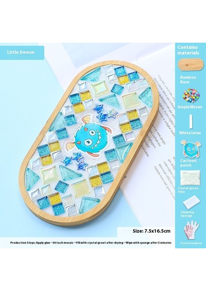 Çocuklar Dıy Yapım Malzemesi Kiti Dak Altlığı Sanat Eseri (Yurt Dışından)