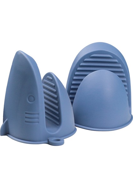 Silikon Yalıtımlı Fırın Mikrodalga Hava Fritöz Mutfak Haşlanma Önleyici Silikon El Klipsi (Yurt Dışından)