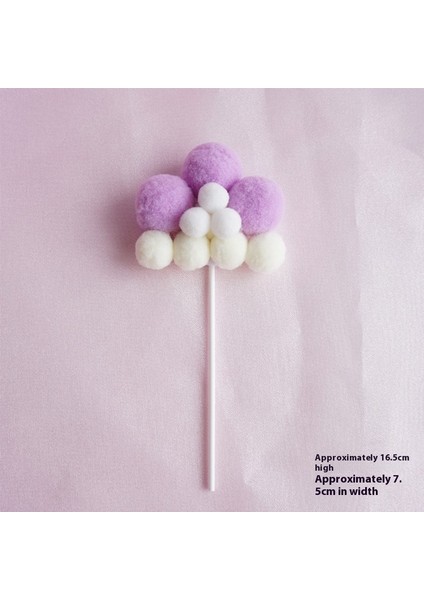 Bulutlar Eklenti Süs Doğum Günü Pastası Dekorasyonu Şenlikli Atmosfer (Yurt Dışından)