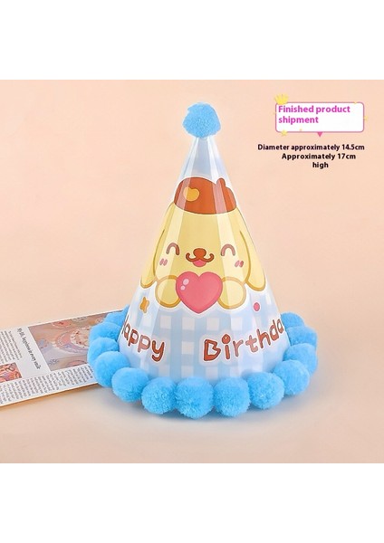 Doğum Günü Şapkası Tatil Partisi Dekorasyonu Sahne Ayarı (Yurt Dışından)