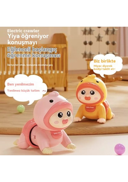 Head-Up Earl Elektrikli Sürünen Bebek Oyuncak (Yurt Dışından) fırsatları