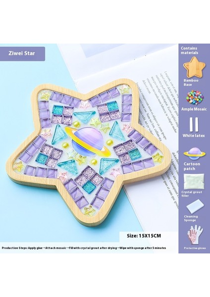 Çocuklar Dıy Yapım Malzemesi Kiti Dak Altlığı Sanat Eseri (Yurt Dışından)