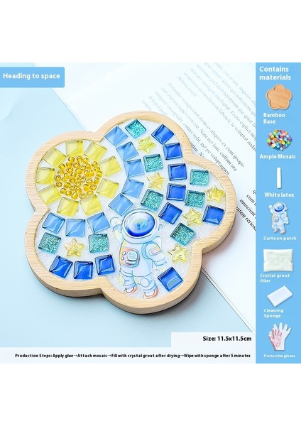 Çocuklar Dıy Yapım Malzemesi Kiti Dak Altlığı Sanat Eseri (Yurt Dışından)