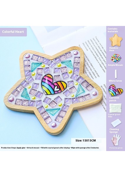 Çocuklar Dıy Yapım Malzemesi Kiti Dak Altlığı Sanat Eseri (Yurt Dışından)