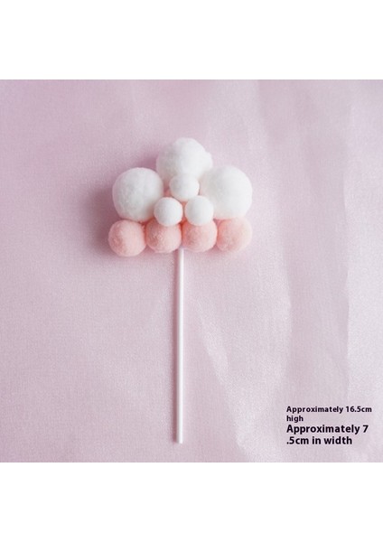 Bulutlar Eklenti Süs Doğum Günü Pastası Dekorasyonu Şenlikli Atmosfer (Yurt Dışından)