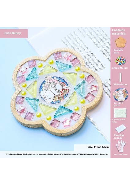 Çocuklar Dıy Yapım Malzemesi Kiti Dak Altlığı Sanat Eseri (Yurt Dışından)