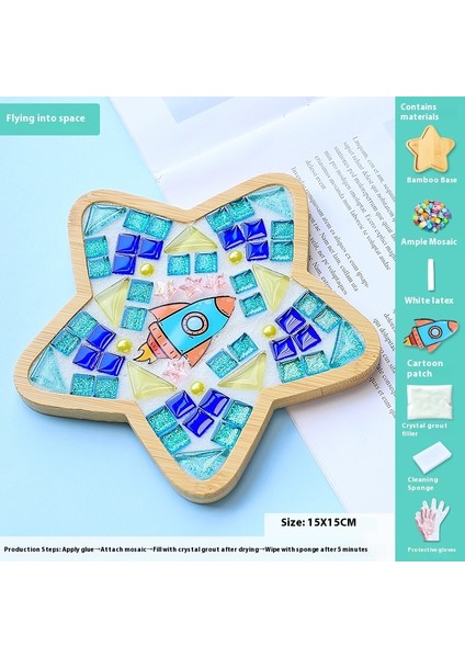 Çocuklar Dıy Yapım Malzemesi Kiti Dak Altlığı Sanat Eseri (Yurt Dışından)